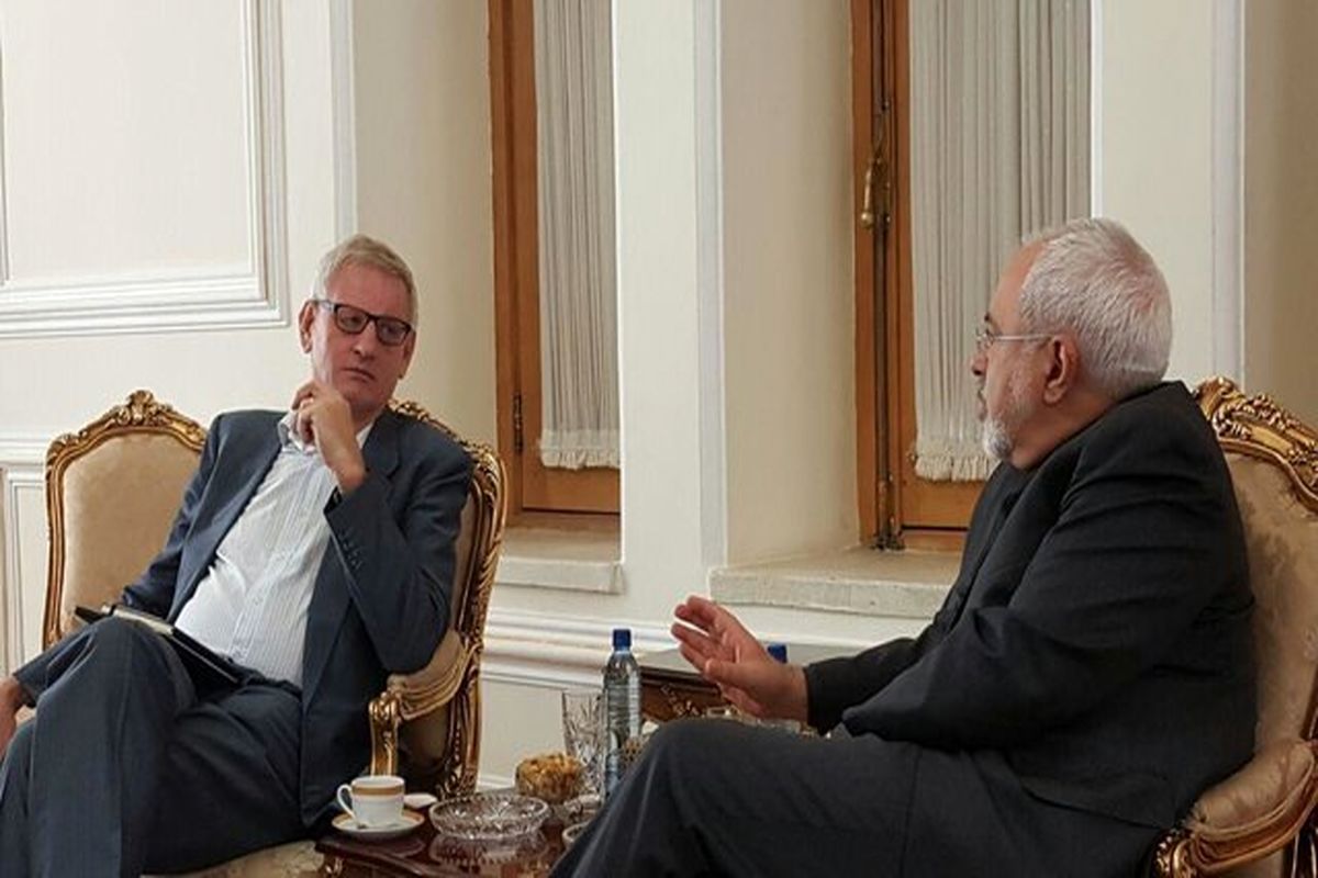 دیدار وزیر خارجه پیشین سوئد با ظریف در تهران