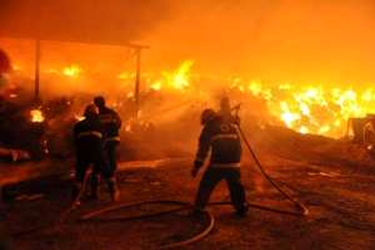 خسارت میلیاردی آتش‌سوزی در کارخانه