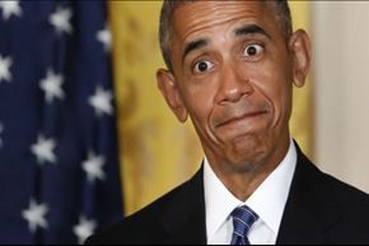 شوخی مشکوک با شلوار اوباما او را شوکه کرد!