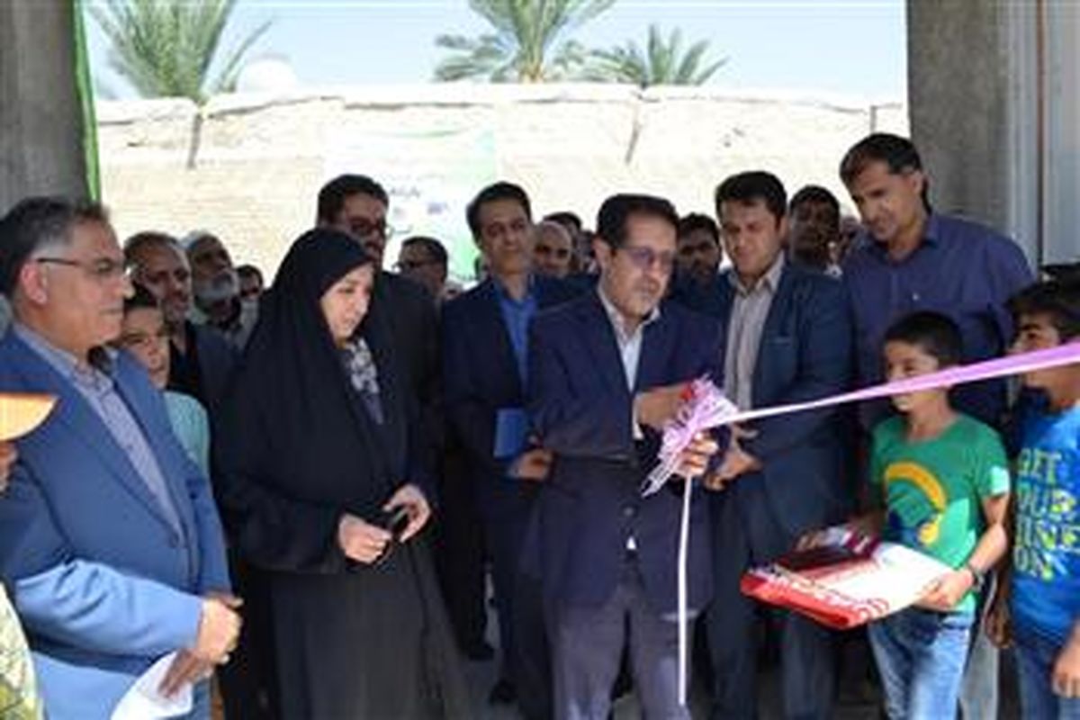 افتتاح طرح مقاوم سازی خانه های روستایی در چغان شهرستان لارستان