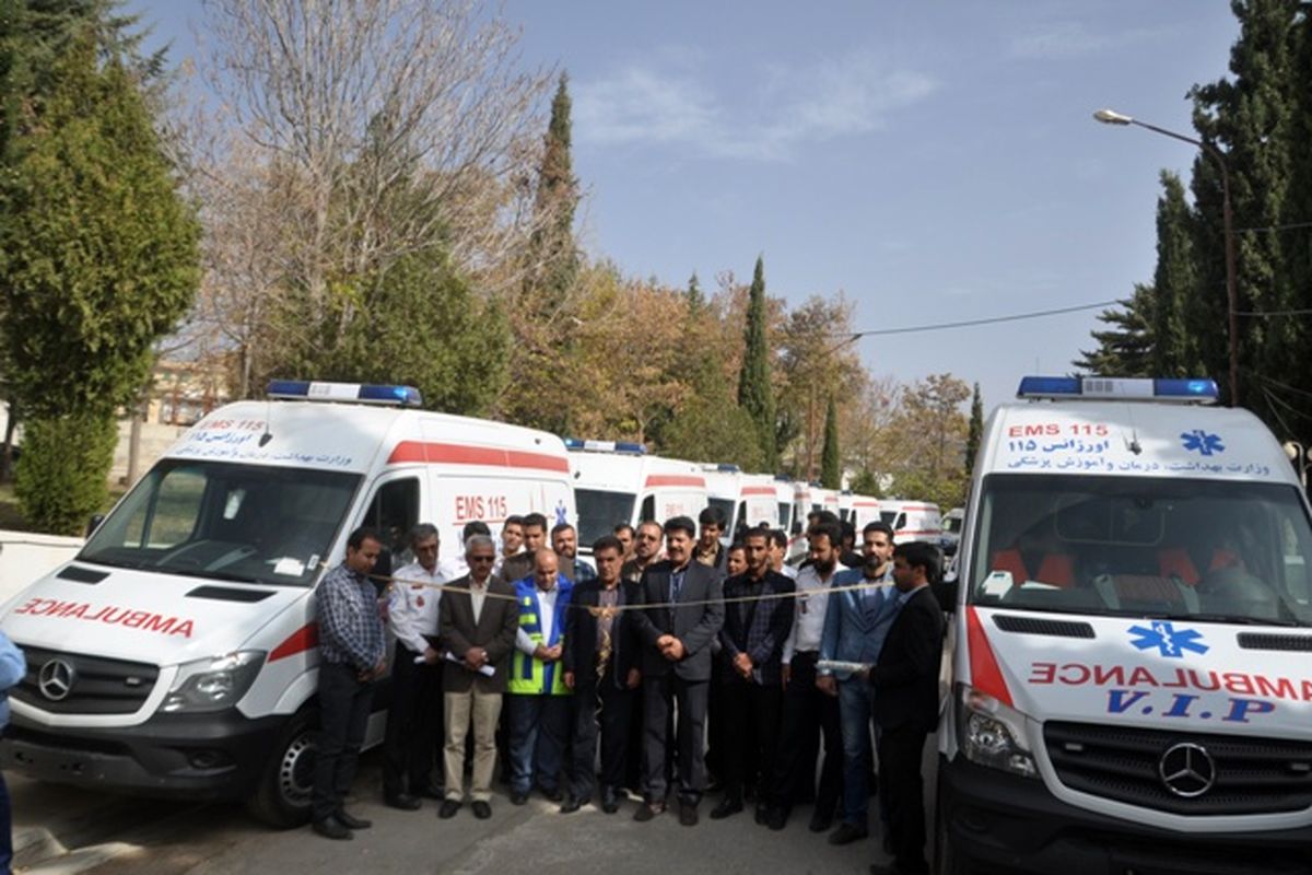 اضافه شدن ۱۶ آمبولانس پیشرفته به ناوگان اورژانس استان