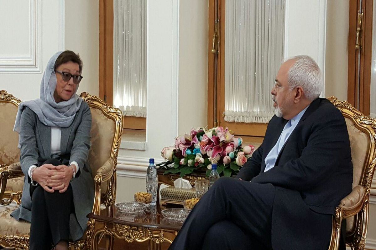 وزیر امور خارجه سوئد با ظریف دیدار کرد