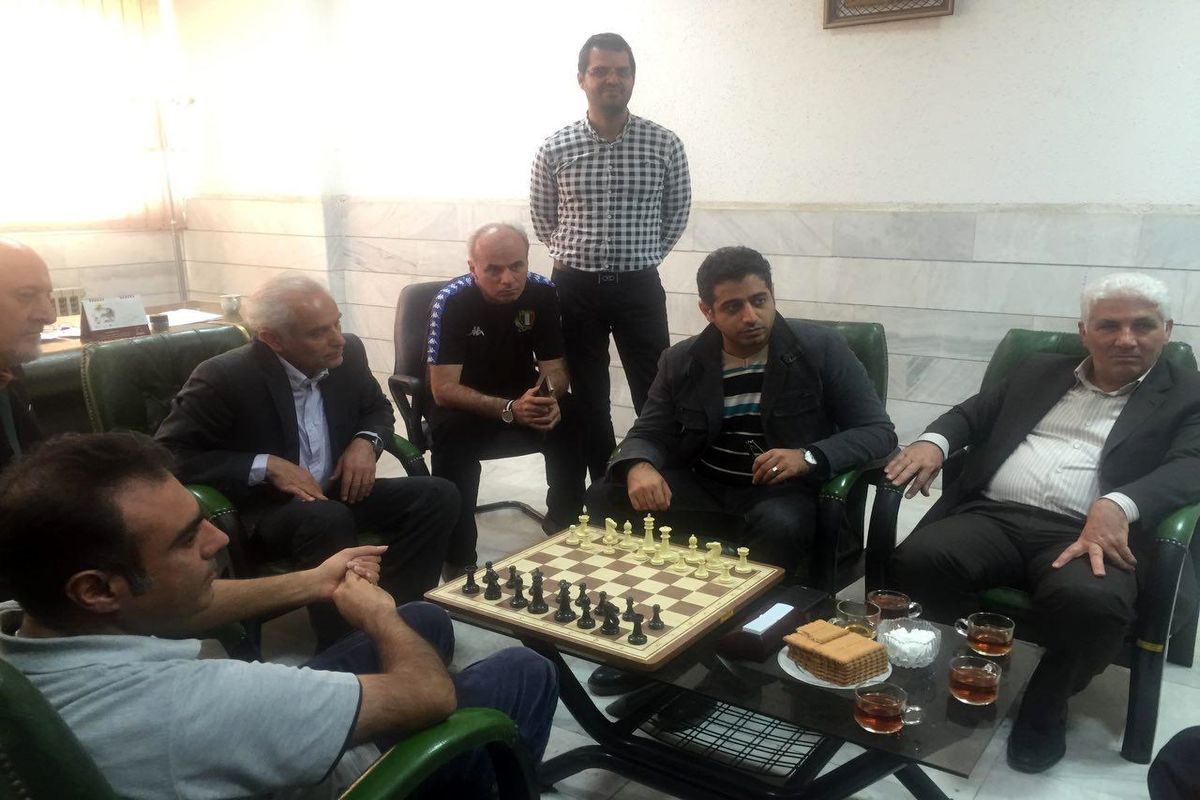سجادی در فدراسیون شطرنج حضور یافت