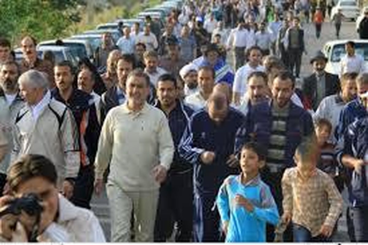 همایش بزرگ پیاده روی دیابت در مشهد برگزار شد