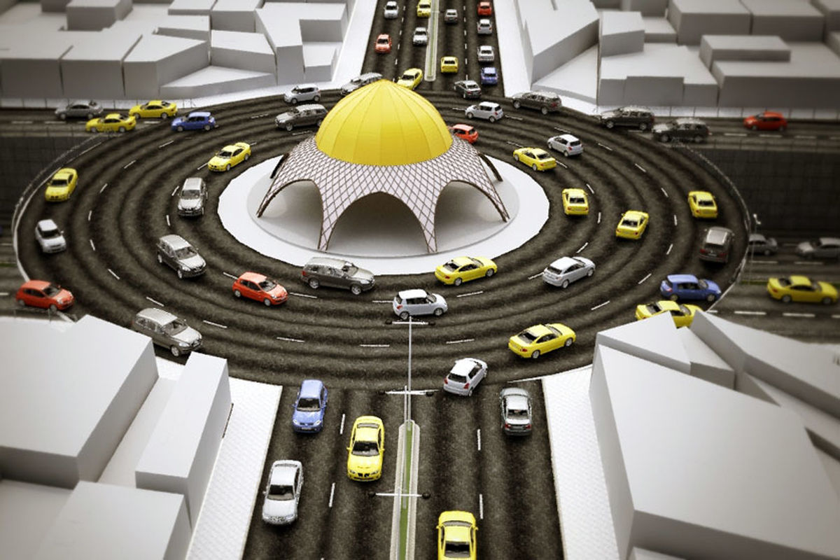 اصلاح میدان قدس برای جلوگیری از ترافیک سنگین