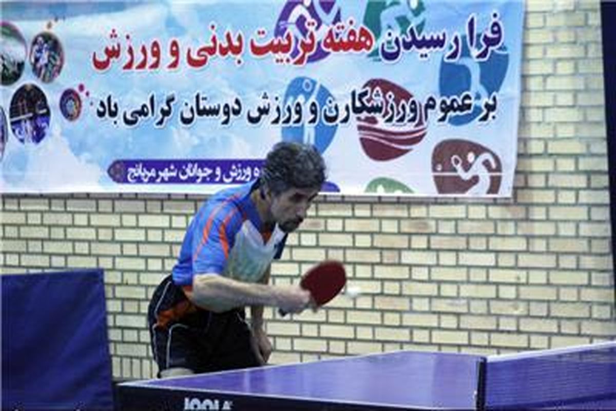 قهرمانی آذربایجان شرقی در رقابت های تنیس روی میز کارکنان دولت