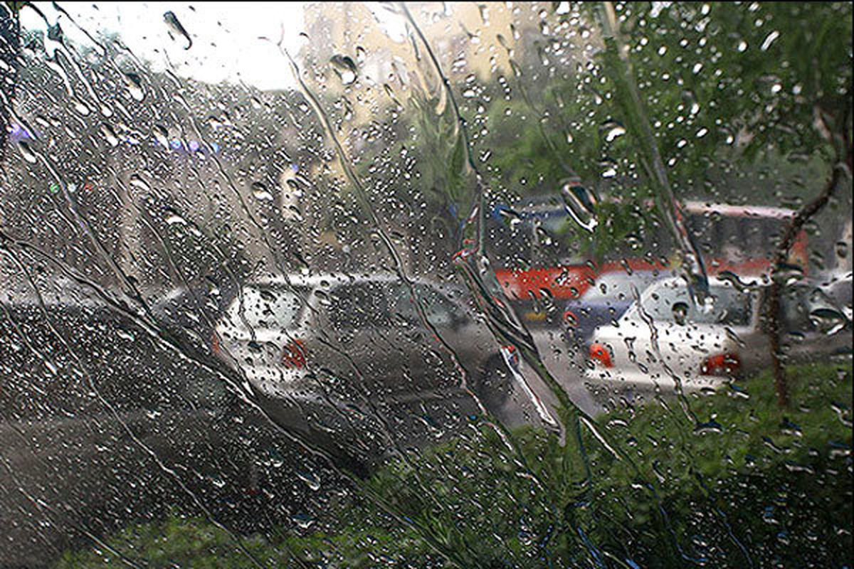 بارش باران پاییزی در نقاط مختلف ایلام