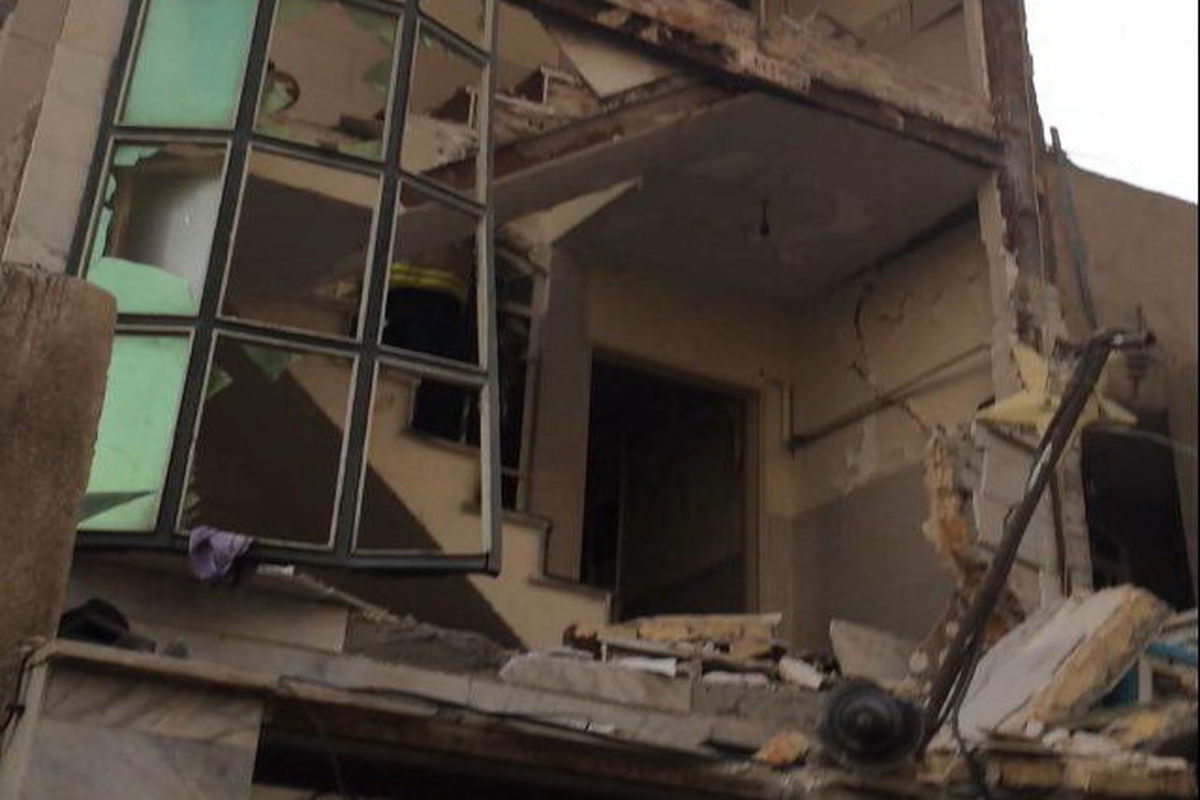 انفجار شدید آپارتمان مسکونی در جنوب تهران/ ببینید