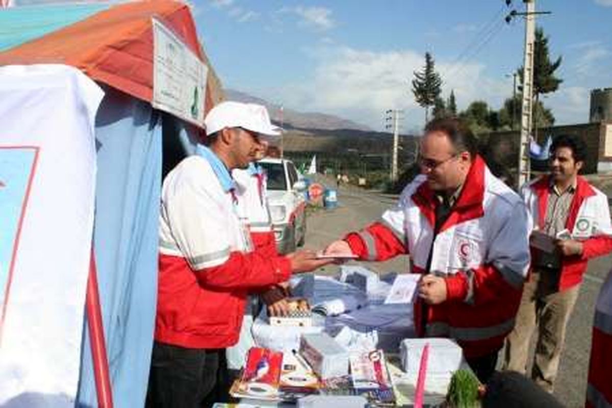مراجعه ۲۸۴ هزار مسافر به پست‌های سلامت هلال احمر آذربایجان غربی