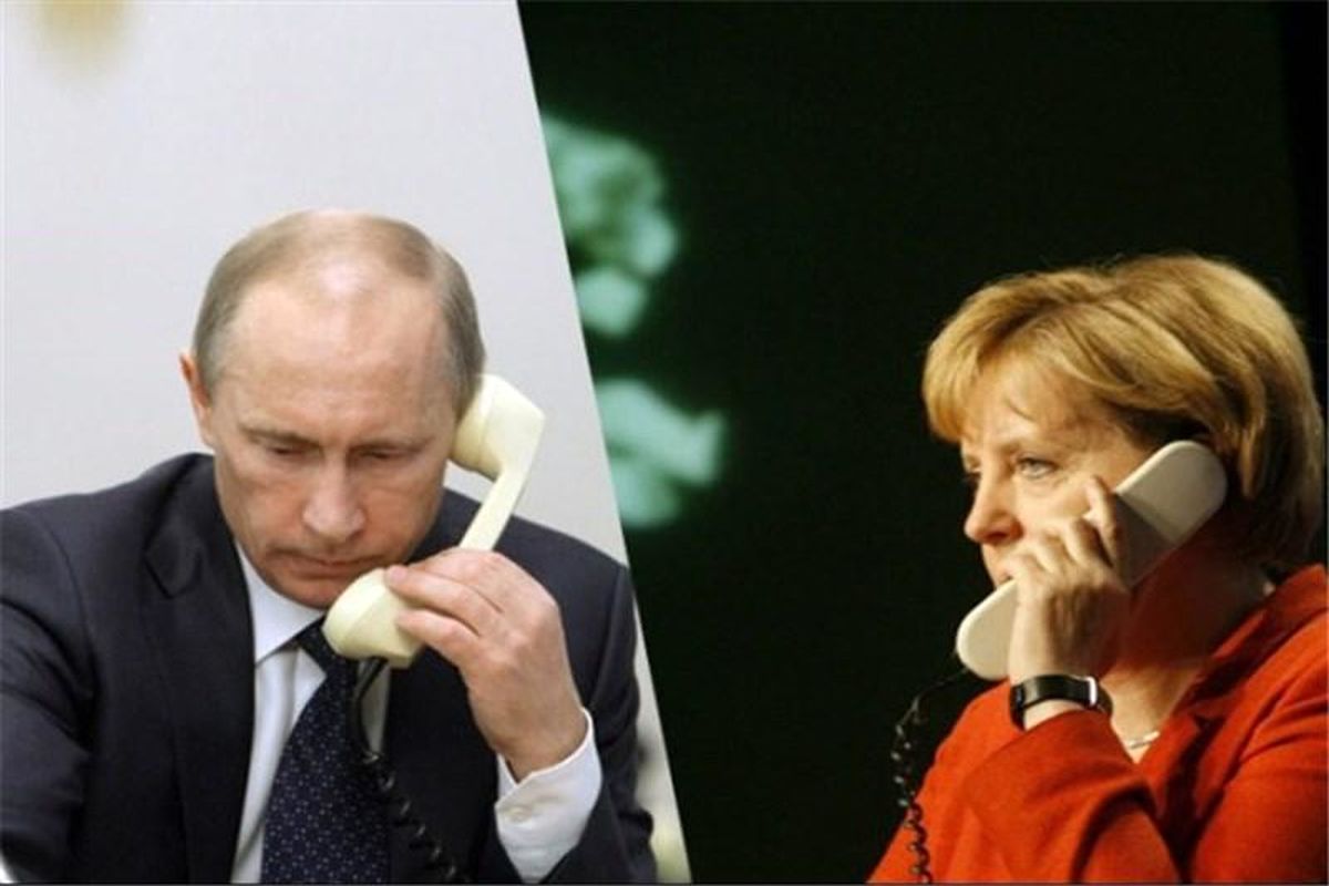 گفت‌وگوی تلفنی مرکل و پوتین درباره تحولات اوکراین