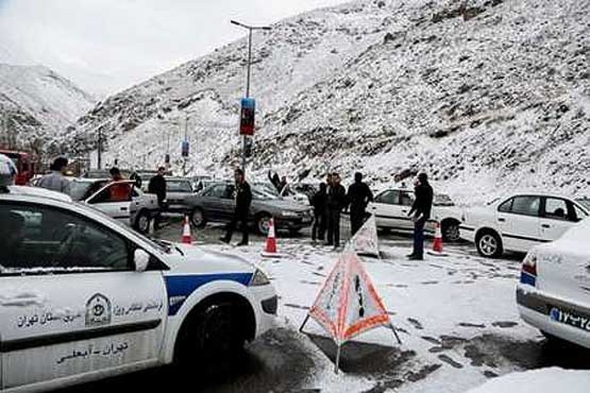 ممنوعیت تردد بدون تجهیزات زمستانی و زنجیر چرخ در هراز و فیروزکوه
