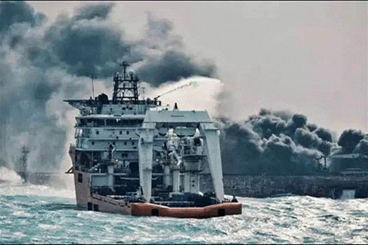 توضیحات سخنگوی وزارت خارجه چین در مورد حادثه نفتکش سانچی