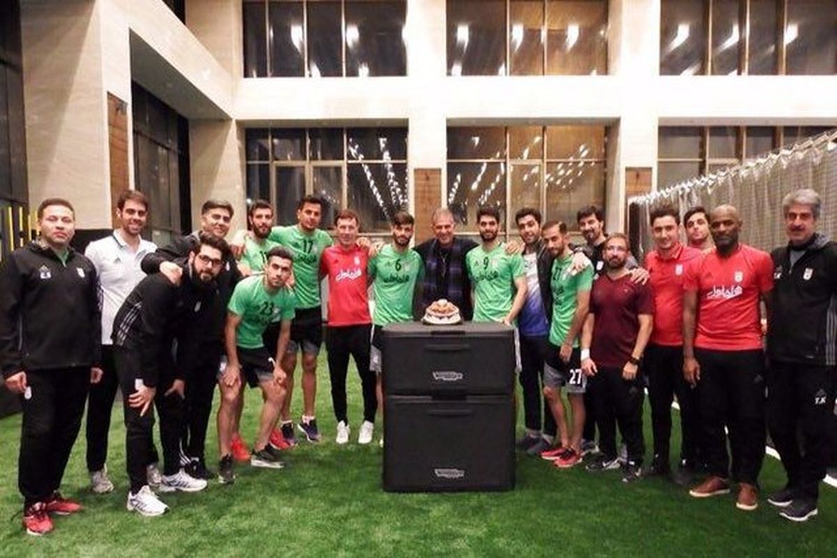 برگزاری تمرین تیم ملی فوتبال ایران در دو نوبت