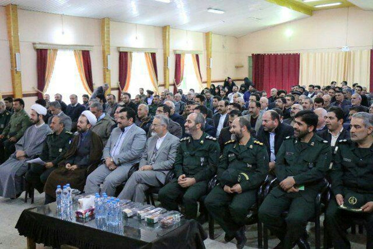 مراسم تکریم و معارفه فرمانده سپاه ناحیه شهرستان کلاردشت