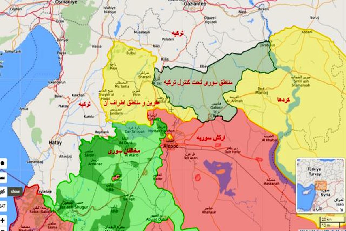 ارتش سوریه مواضع ارتش ترکیه را هدف گرفت