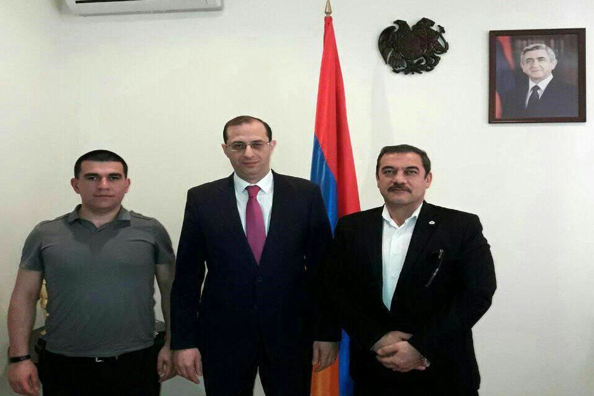 دیدار دبیر فدراسیون ورزش سه گانه با معاون وزیر ورزش ارمنستان