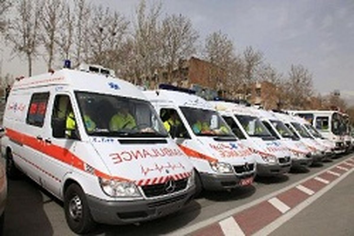 ۱۷ آمبولانس و اتوبوس آمبولانس به مجلس و حرم امام (ره) اعزام شدند