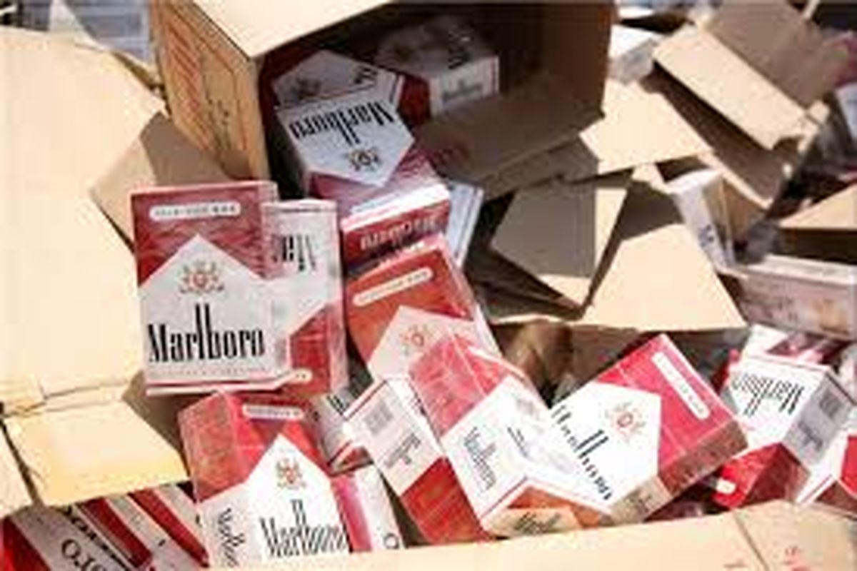 کشف ۲۵۰ هزار نخ سیگار قاچاق در چرداول