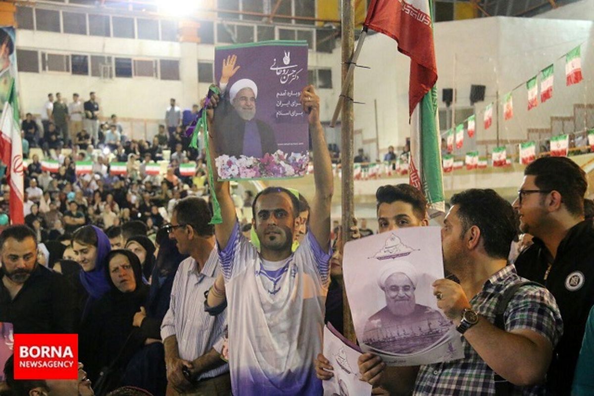 گزارش تصویری جشن پیروزی دکتر روحانی در بندر انزلی (۲)