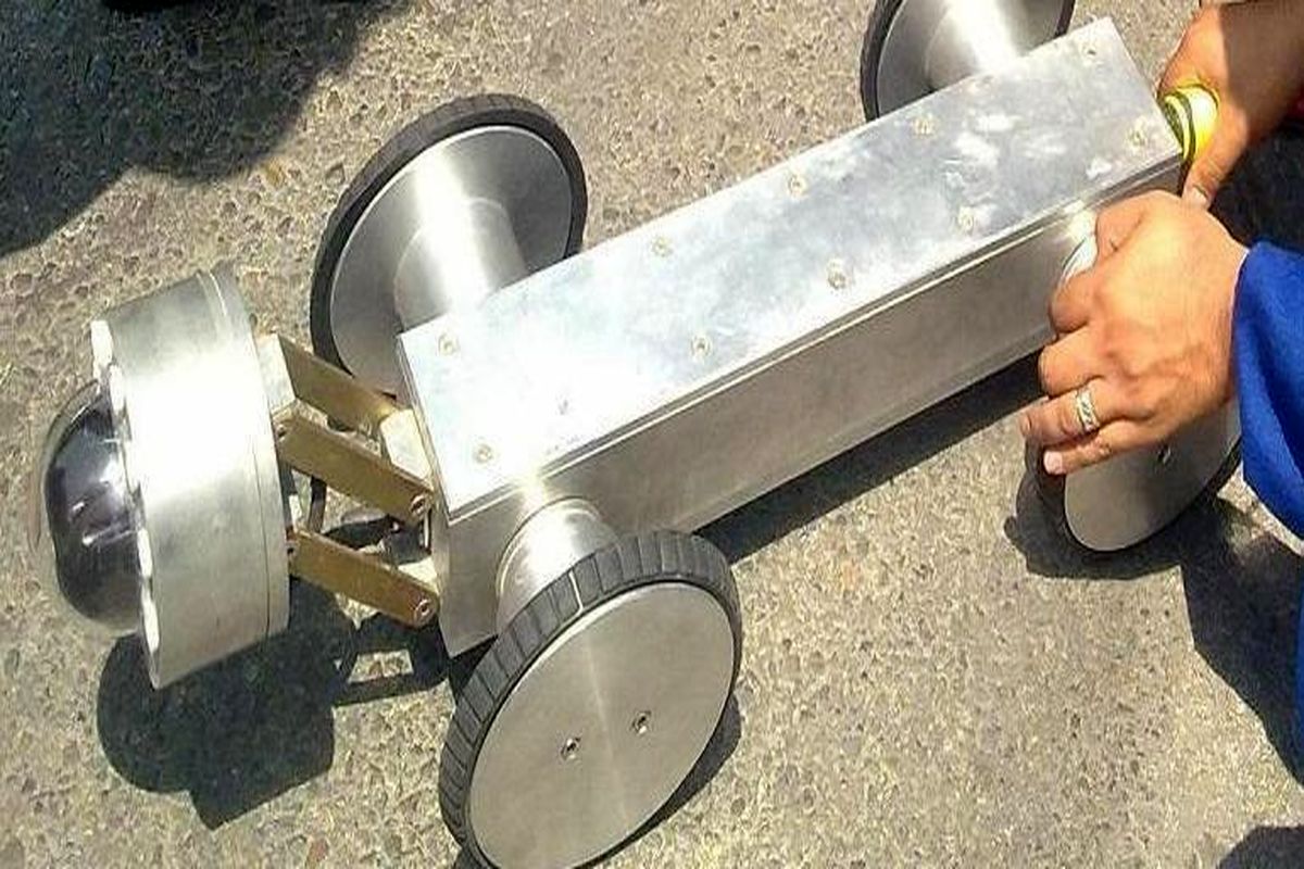 استفاده از ربات پویش‌گر در طرح فاضلاب تهران