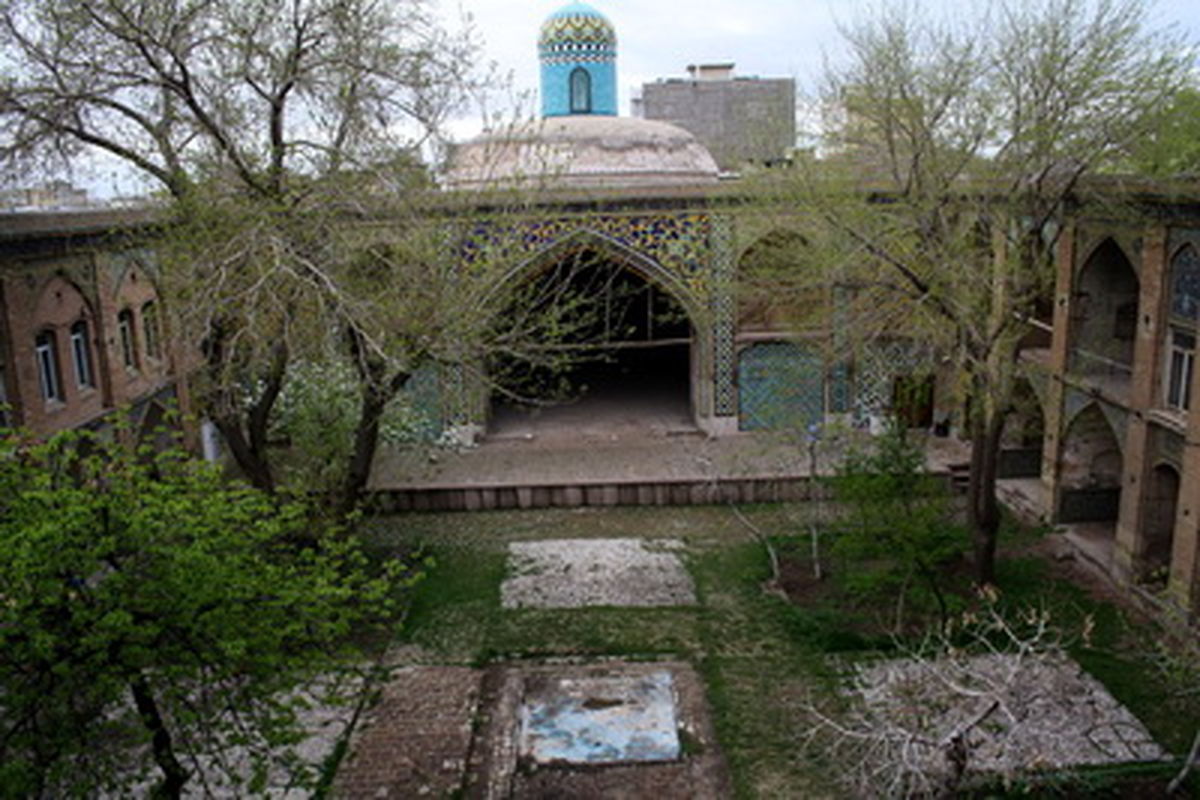 آغاز ساماندهی و مرمت مسجد- مدرسه تاریخی سردار قزوین