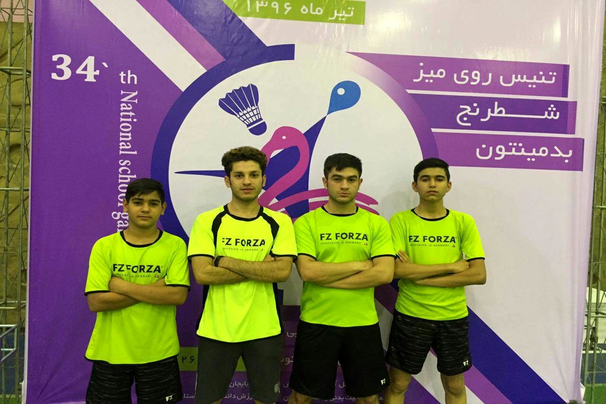 ورود تیم بدمینتون استان برای اولین بار به مرحله یک چهارم نهایی مسابقات کشور