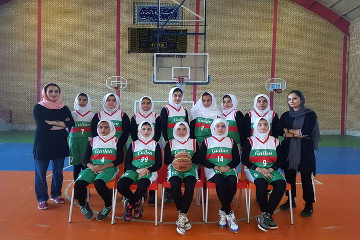 تیم منتخب مینی بسکتبال بانوان استان گیلان به مرحله بعدی مسابقات قهرمان کشوری صعود کرد