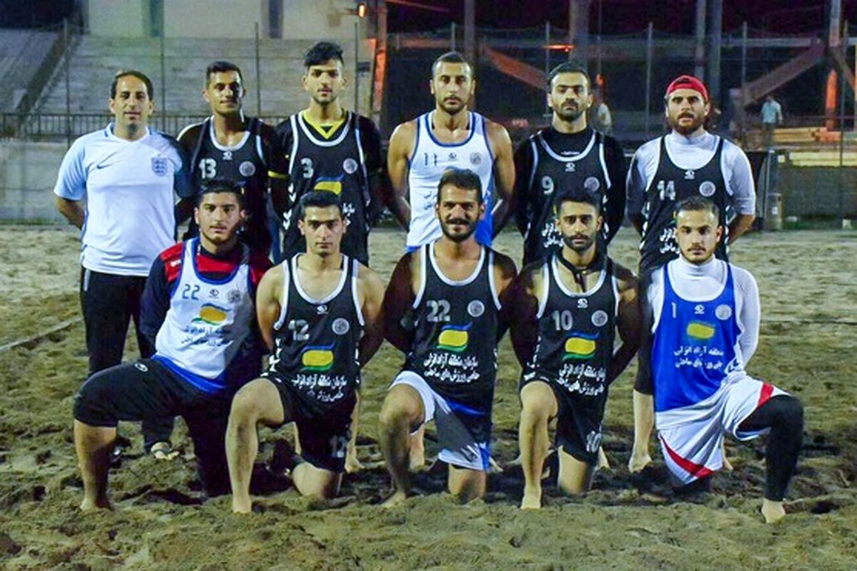 قوی سپید انزلی قهرمان دومین دوره مسابقات هندبال ساحلی گیلان شد