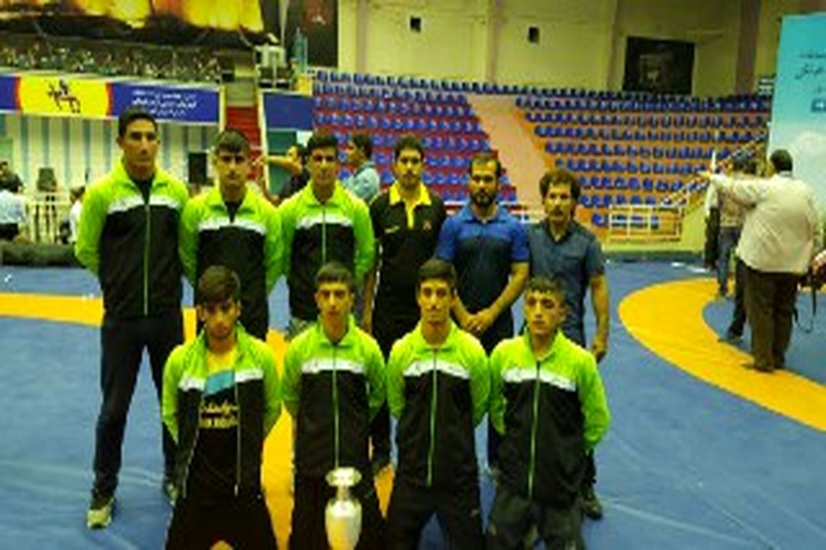 قهرمانی تیم کشتی فرنگی متوسطه دوم پسران خوزستان در کشور