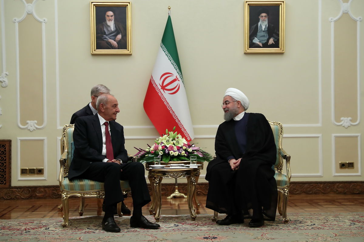 دکتر روحانی: ایران همواره در کنار دولت، ملت و مقاومت لبنان خواهد بود/ رییس مجلس لبنان: ایران هیچگاه تنها نخواهد ماند