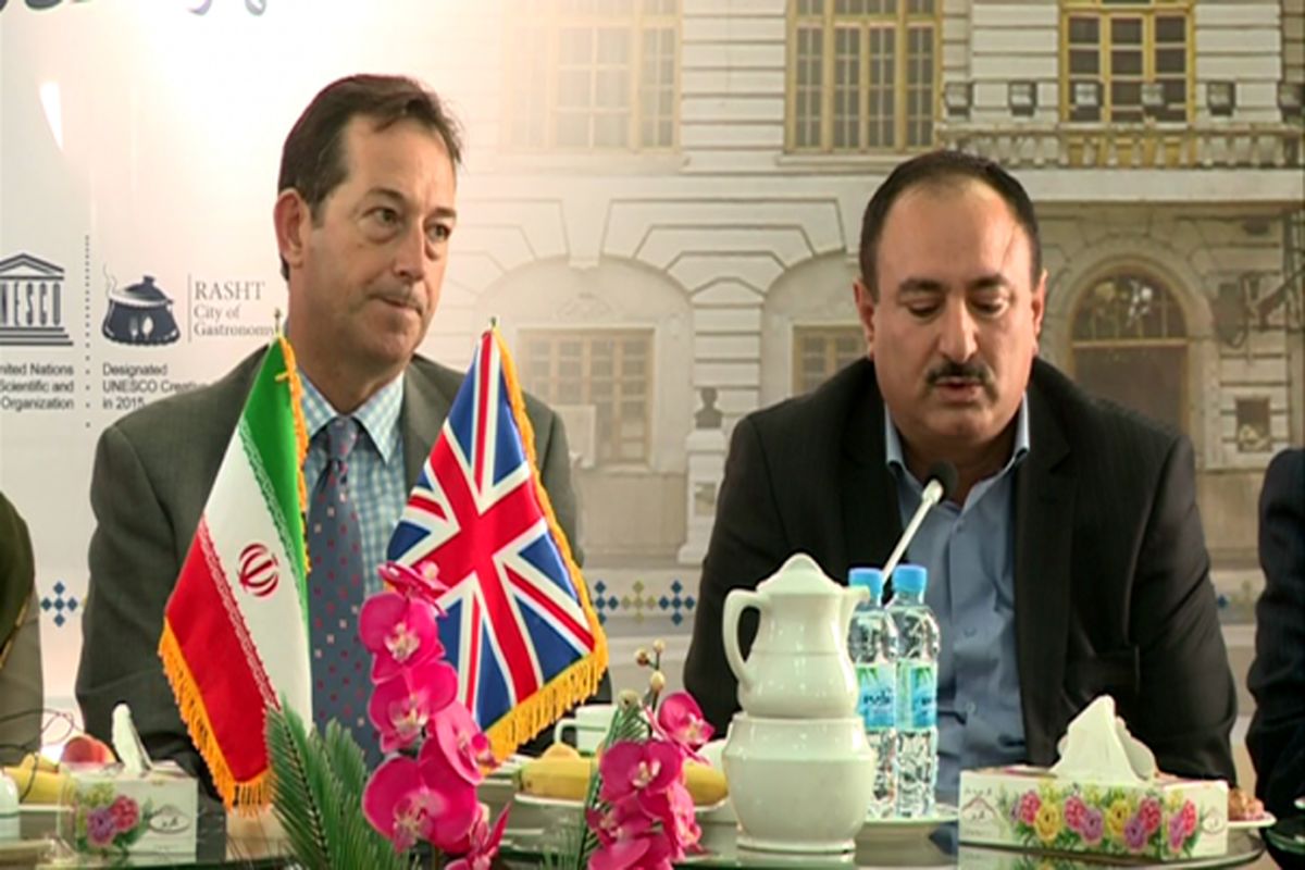 دیدار سفیر انگلیس در ایران با سرپرست شهرداری رشت