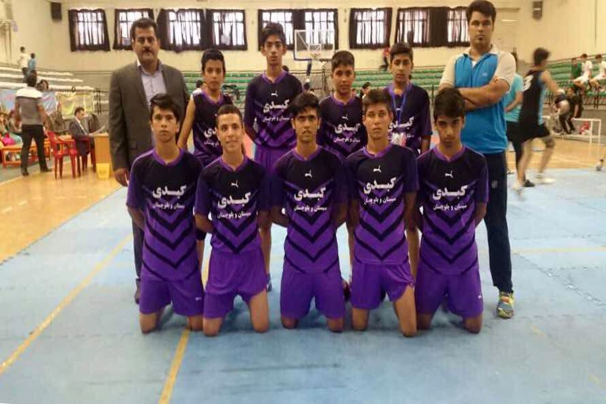 سیستان و بلوچستان موفق به کسب مقام سوم رقابت های قهرمانی کبدی نوجوانان کشور شد