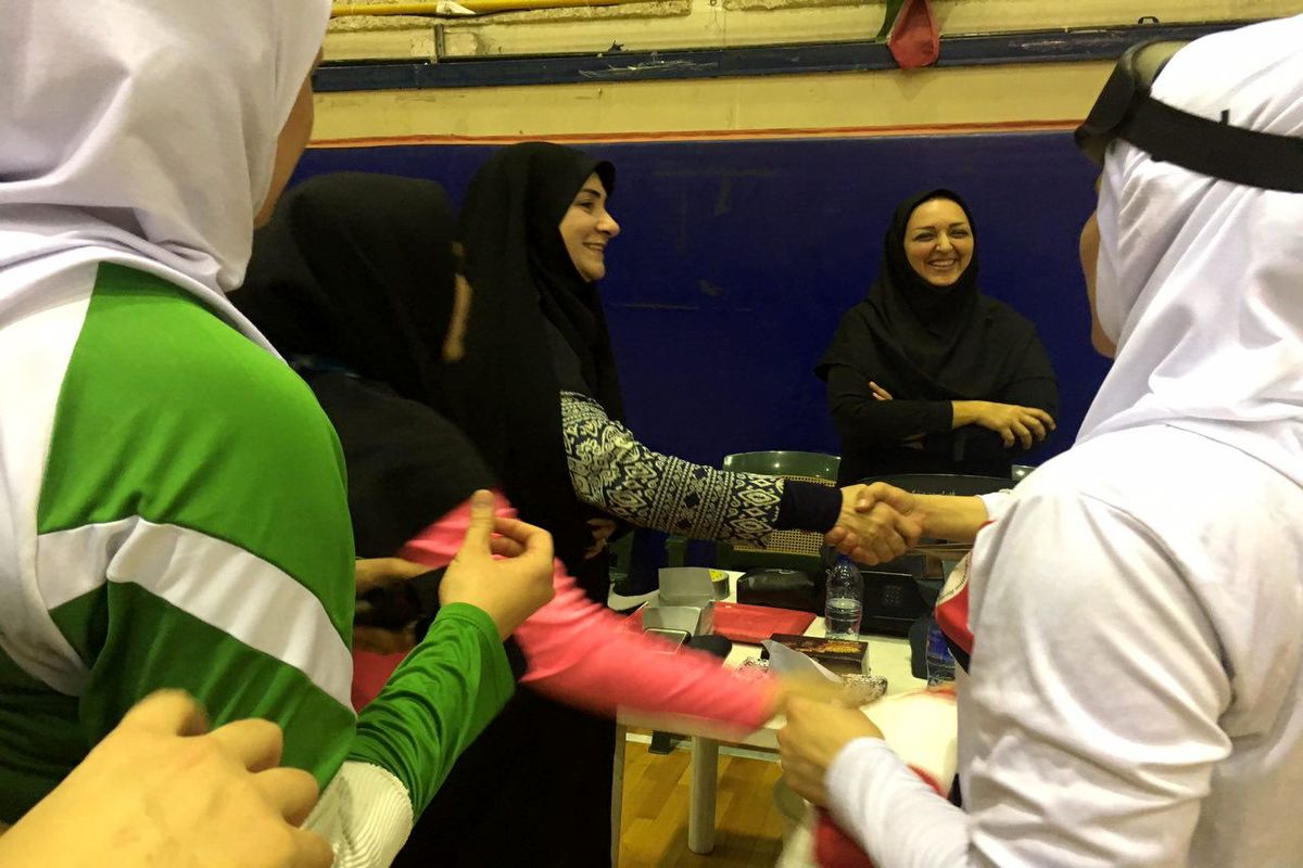 حضور محمدیان در اردوی گلبال کم بینا و نابینایان
