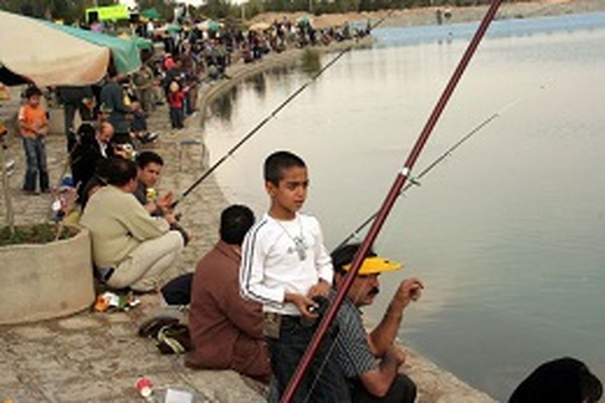 جشنواره و مسابقه ماهیگیری خانوادگی در شهرستان میاندوآب