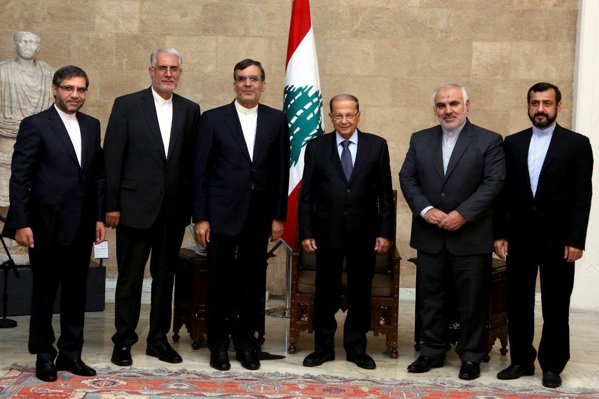 جابری انصاری با رییس جمهور لبنان دیدار کرد