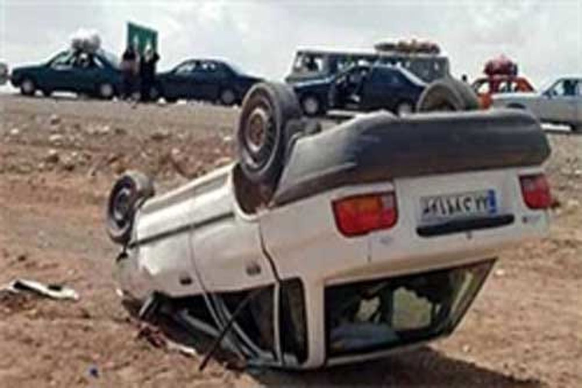 واژگونی ، علت عمده حوادث رانندگی در جاده های  ایلام