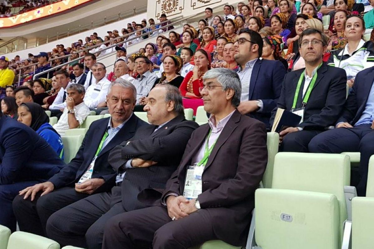 سلطانی‌فر تماشاگر ویژه بازی تیم ملی فوتسال ایران و تائیتی+عکس