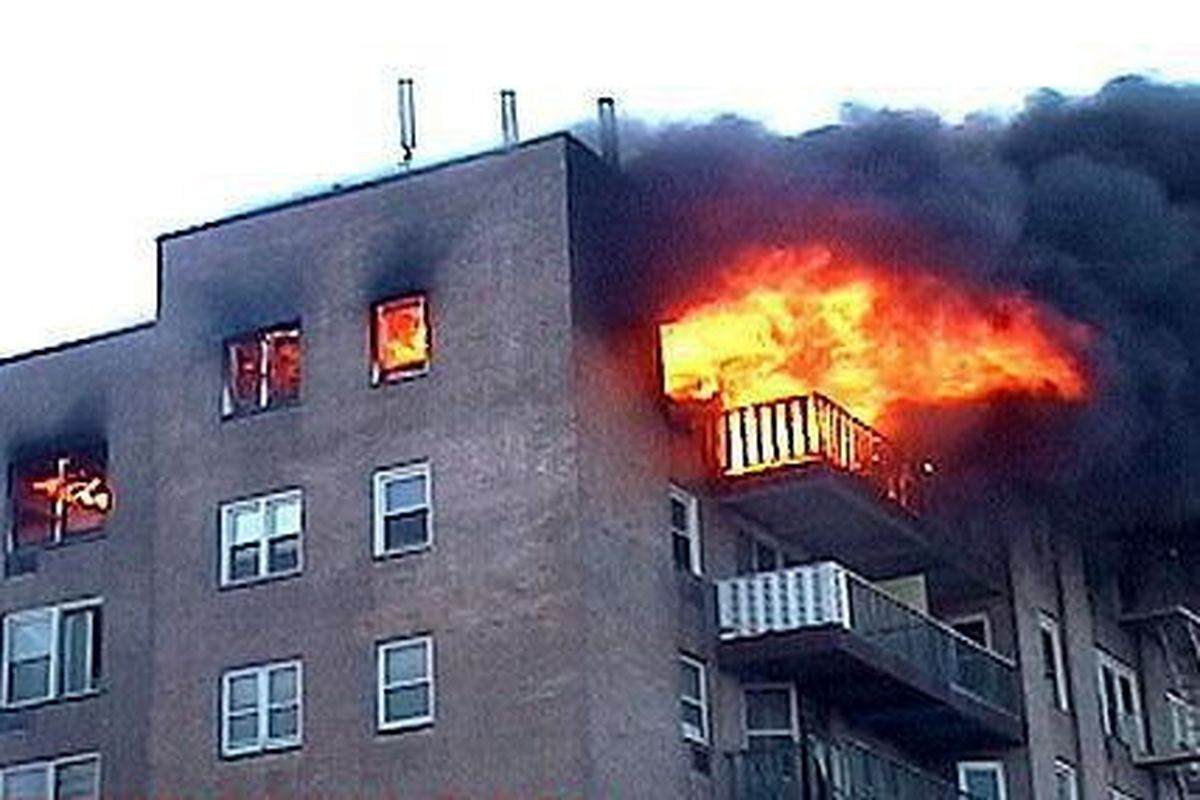 مردم انتقامجو خانه را به آتش کشید