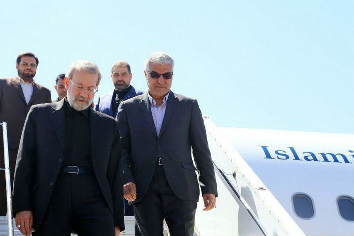 ورود رئیس مجلس شورای اسلامی به شیراز