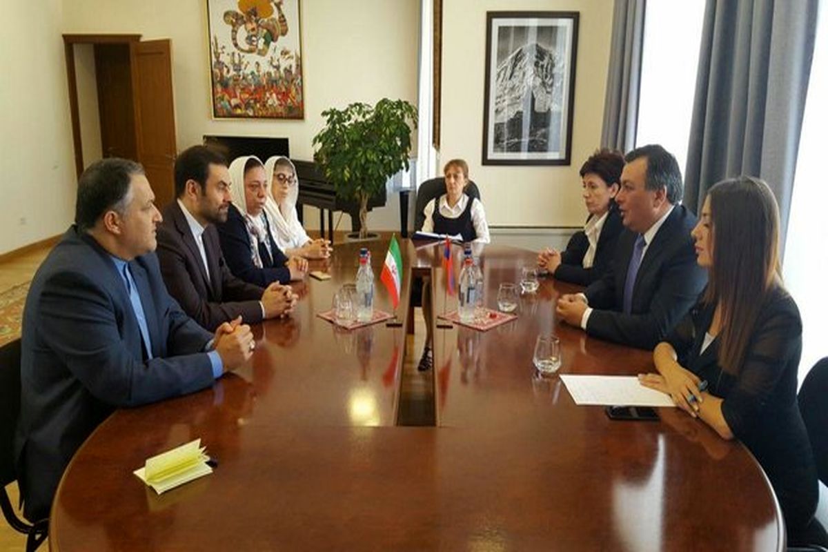 رایزنی سفیر ایران با وزیر فرهنگ ارمنستان