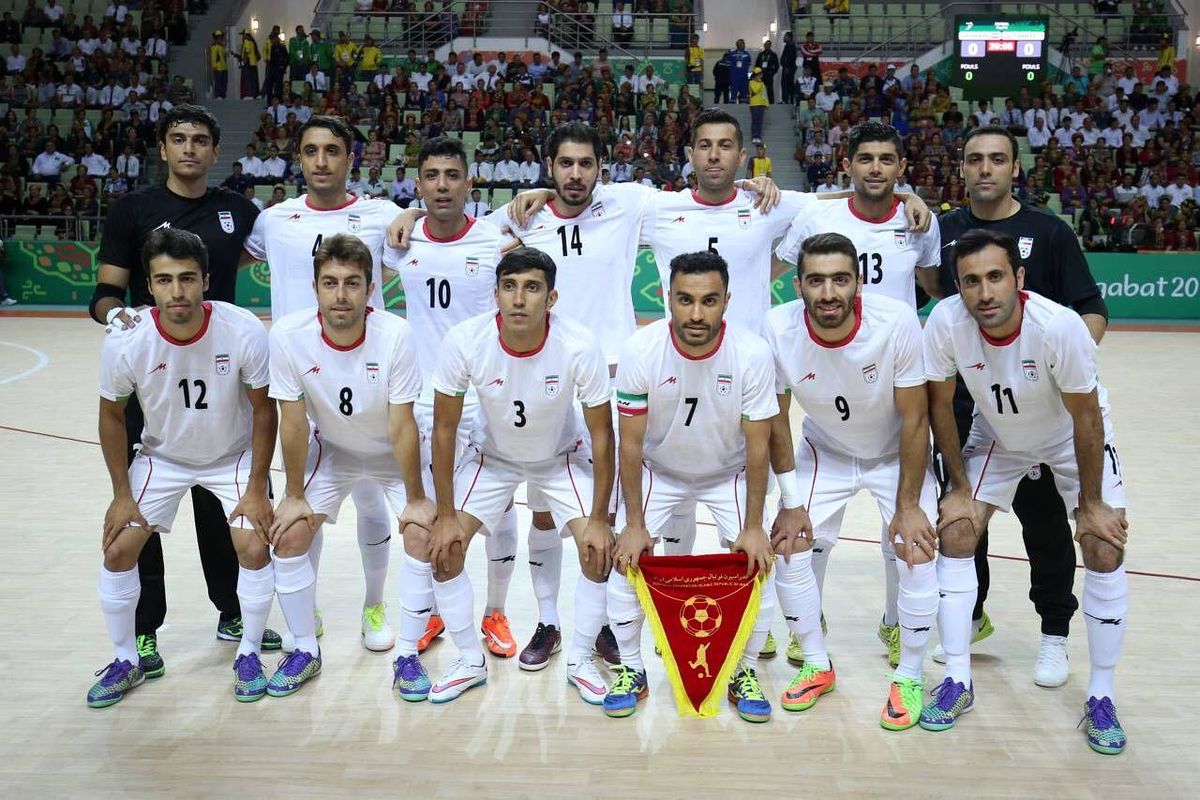 تیم ملی فوتسال ایران بربام آسیا