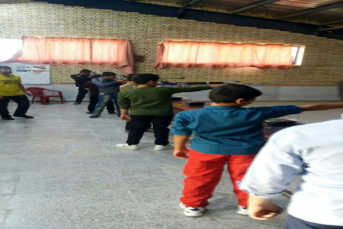 برگزاری کلاس آموزش واستعدادیابی رشته تیراندازی در خرم آباد
