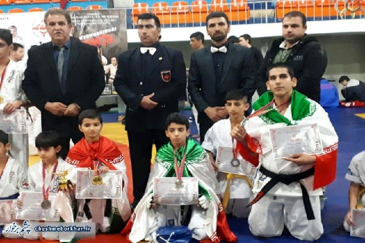 ‌درخشش ورزشکاران شهرستان برخوار در مسابقات بین المللی ارمنستان