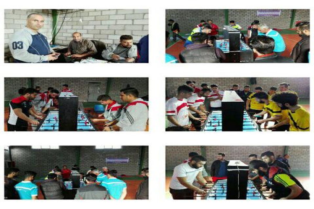پایان مسابقات لیگ برتر و دسته یک فوتبال رومیز و معرفی تیم های برتر در آستانه اشرفیه