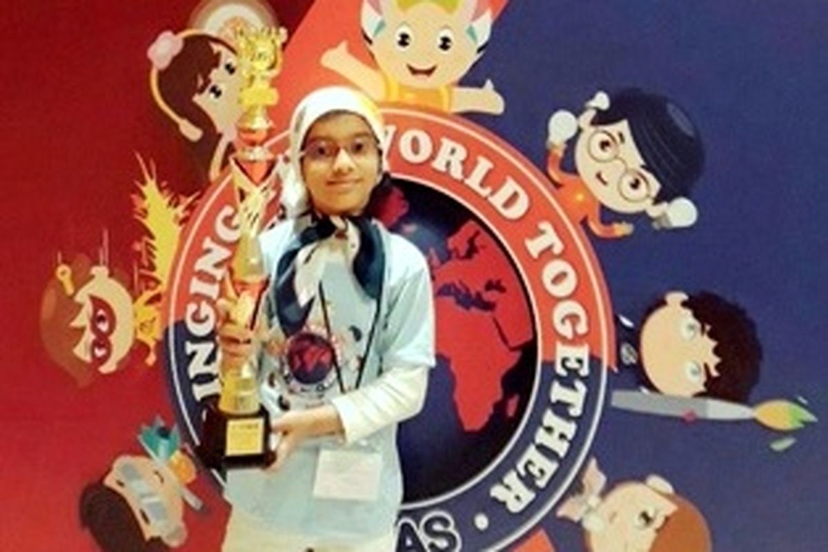 دختر ۱۱ ساله سیستان و بلوچستانی قهرمان  مسابقات چرتکه مالزی شد