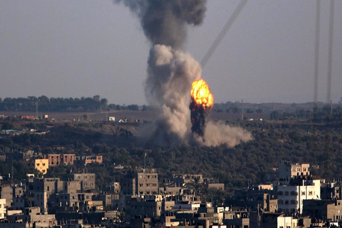 حملات جنگنده های صهیونیستی به غزه تلفاتی برجای نگذاشت