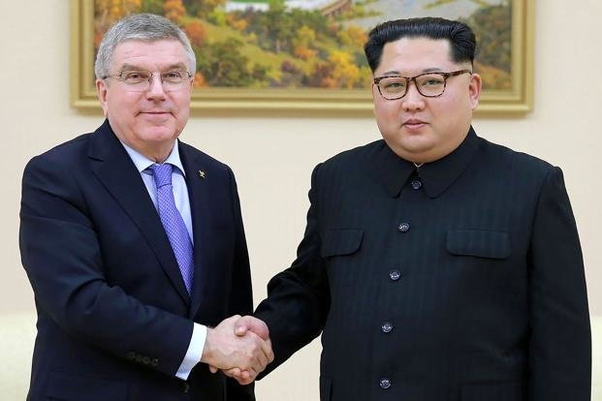 دیدار رئیس کمیته بین المللی المپیک با رهبر کره شمالی