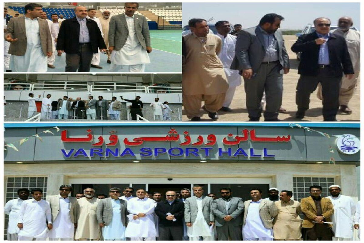 وزیر ورزش و جوانان از پروژه‌های زیرساختی ورزشی منطقه آزاد چابهار بازدید کرد