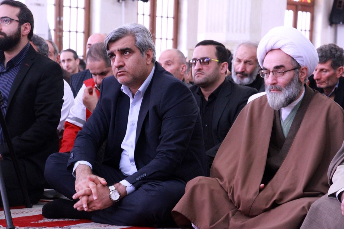 حضور استاندار گیلان در مراسم بزرگداشت رئیس فقید مجمع تشخیص مصلحت نظام