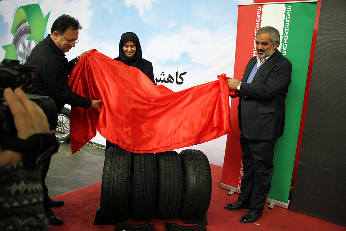 نخستین خط تولید لاستیک سبز خودرو کشور در کردستان افتتاح شد
